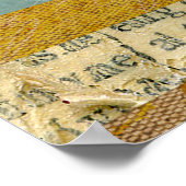 ビリーヤギ&フクロウのアートポスター ポスター (角)