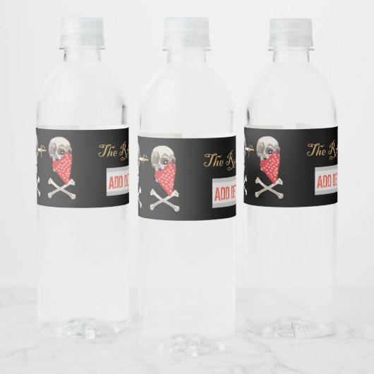 ビリーワンハンドラベル用キャプテン・メイフラワー国旗 ペットボトルラベル (ボトル)