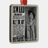 ビリー子供は死んだか生きているギフトとティーを望んでいた メタルオーナメント (右)