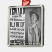 ビリー子供は死んだか生きているギフトとティーを望んでいた メタルオーナメント (左)