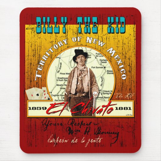 ビリー子供 マウスパッド (正面)