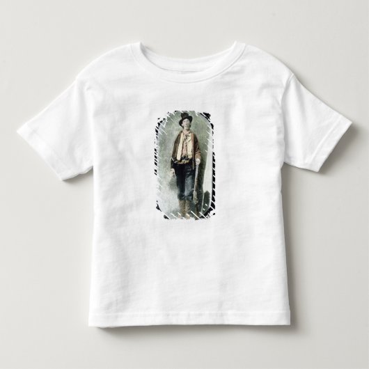 ビリー子供(着色された版木、銅版、版画) トドラーTシャツ (正面)