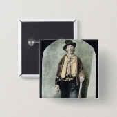 ビリー子供(着色された版木、銅版、版画) 缶バッジ (正面&裏面)