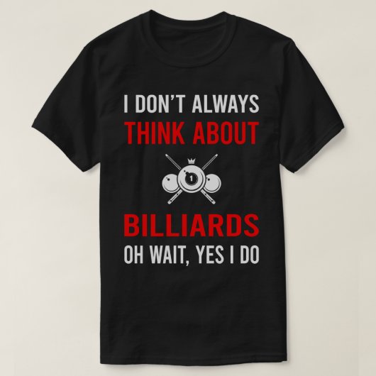 ビリー考えダーについて Tシャツ (デザイン正面)