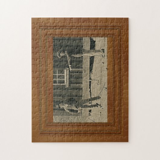 ビリー・ザ・キッドの新しい証拠の写真 ジグソーパズル (縦)