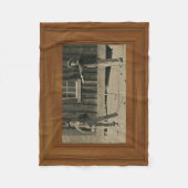 ビリー・ザ・キッド🤠新しい証拠の写真 フリースブランケット (正面)