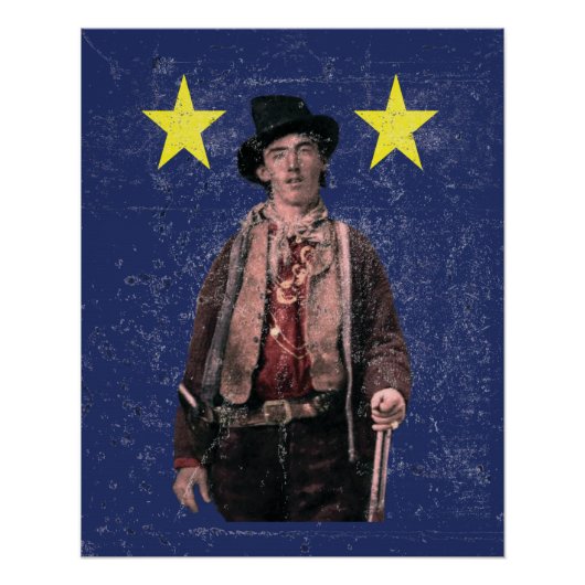 ビリー・ザ・キッド・アウトロー🔥アメリカ西部のガンファイター ポスター (正面)