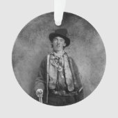 ビリー・ザ・キッド、アメリカの古い西アウトロー オーナメント (正面)