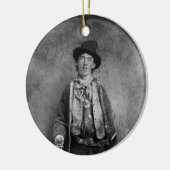 ビリー・ザ・キッド、アメリカの古い西アウトロー セラミックオーナメント (左)