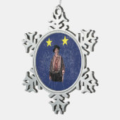 ビリー・ザ・キッド・アメリカン・ガン・ファイター・アウトロー・オールド・ウエスト スノーフレークピューターオーナメント (右)