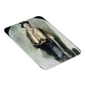 ビリー・ザ・キッド(カラー版木、銅版、版画) マグネット (右側)