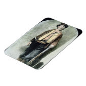 ビリー・ザ・キッド(カラー版木、銅版、版画) マグネット (左側)