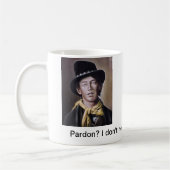ビリー・ザ・キッド・マグ・ウィズ・恩赦引用文 コーヒーマグカップ (左)