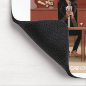 ビリー・ザ・キッド？ヤギおもしろいの漫画 マウスパッド (コーナー)