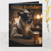 ビリー・ザ・キッド：ヤギがバーに入る。 カード (黄色い花)