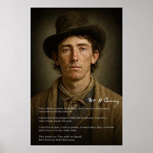 ビリー・ザ・キッド – Final Testiment ポスター (正面)