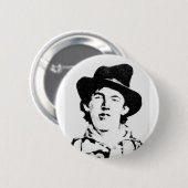 ビリー・ザ・キッド～ William H. Bonney /アウトロー 缶バッジ (正面&裏面)