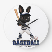 ビリー・ザ・ラビット・ベースボール かわいい スポーツ うさぎ