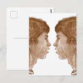 ビリー…ダブルプロファイルポートレート2004 ポストカード (正面/裏面)