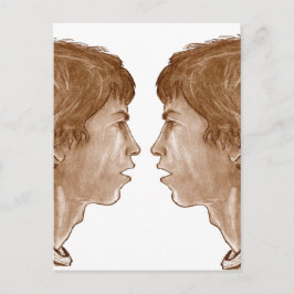 ビリー…ダブルプロファイルポートレート2004 ポストカード