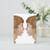 ビリー…ダブルプロファイルポートレート2004 ポストカード (スタンド正面)