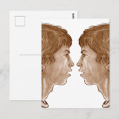 ビリー…ダブルプロファイルポートレート2004 ポストカード (正面/裏面)