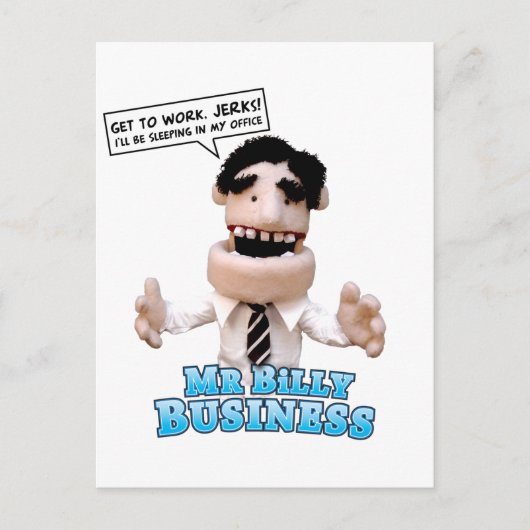 ビリー・ビジネス ポストカード (正面)