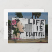 ビリー・ホリデイの通りの芸術 シーズンカード (正面/裏面)