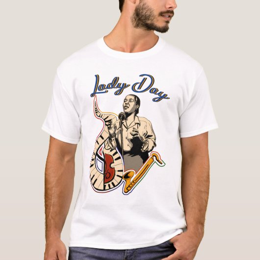 ビリー・ホリデイ Tシャツ (正面)