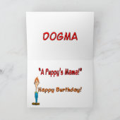 ビリー・ボブのデイ・誕生日 カード (内部)