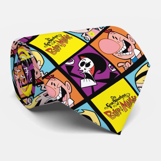 ビリー&マンディの恐ろしい冒険キャラクターアート ネクタイ (ロール)