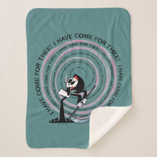 ビリー&マンディの恐ろしい冒険 – 死神 シェルパブランケット (正面)