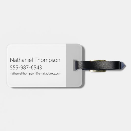 ビリー&マンディの恐ろしい冒険 – 終わり ラゲッジタグ (裏面横)