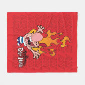 ビリー&マンディ – すべて破壊 フリースブランケット (正面(横))