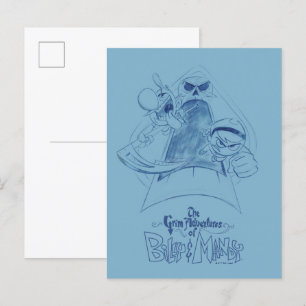 ビリー&マンディ・スケッチ・アートの恐ろしい冒険 ポストカード