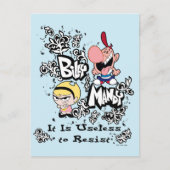 ビリー&マンディ – 抵抗しても無駄 ポストカード (正面)