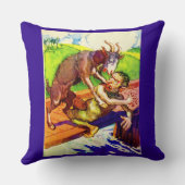 ビリー・ヤギの粥とトロール クッション (裏面)