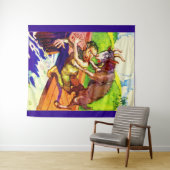 ビリー・ヤギの粥とトロール タペストリー (インサイチュ(横))