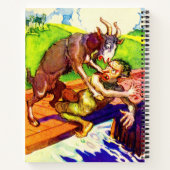 ビリー・ヤギの粥とトロール ノートブック (裏面)