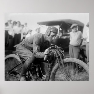 ビリーDenhamのオートバイのレーサー1922年 ポスター