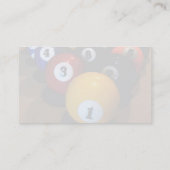 ビリ最高のアードホールスポーツ名刺 名刺 (裏面)