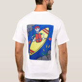 ビルのKayakerのTシャツ(選択1) Tシャツ (裏面)