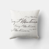 ビルギットWestmanの署名 クッション (裏面)