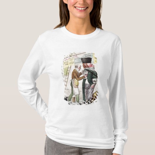 ビルステッカー1820年の娯楽 Tシャツ (正面)