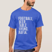ビルズサッカーマフィア、バッファローニューヨークスポーツファン Tシャツ (正面)