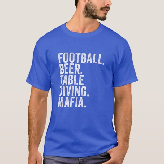 ビルズサッカーマフィア、バッファローニューヨークスポーツファン Tシャツ (正面)