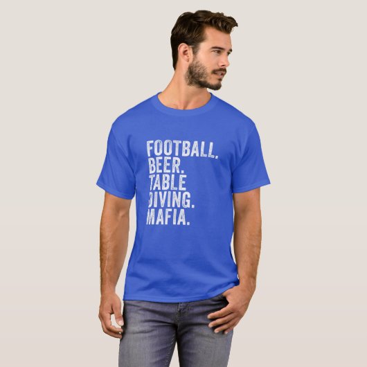ビルズサッカーマフィア、バッファローニューヨークスポーツファン Tシャツ (正面フル)
