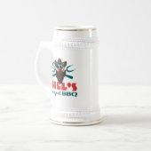 ビルズバックヤードBBQスタイン ビールジョッキ (正面左)