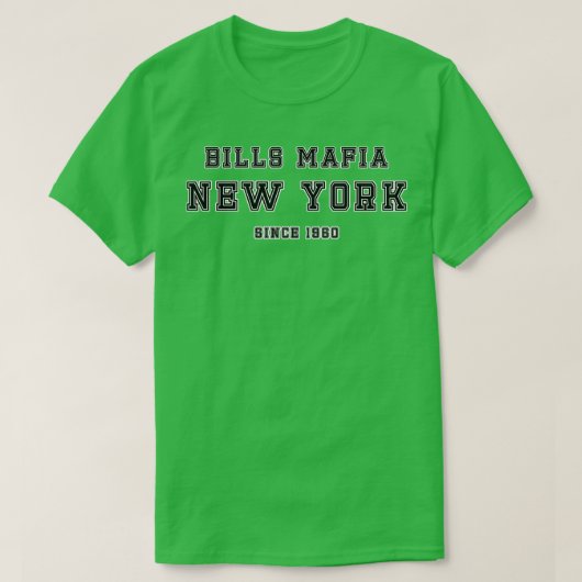 ビルズマフィアニューヨーク Tシャツ (デザイン正面)