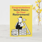 ビルダのリタイア カード (黄色い花)